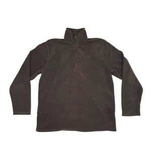 The North Face 1/2 Zip Pullover Fleece Jacket Men’s Size Large Brown